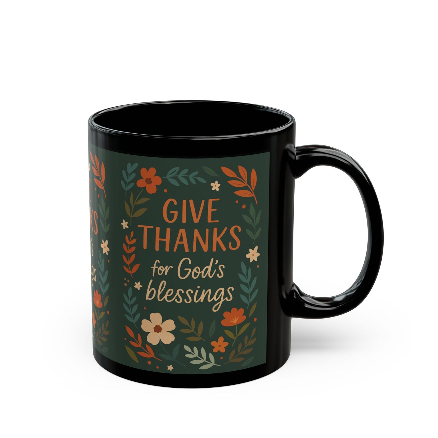 Thankful Blessings Mug -Inspirational Coffee Cup for Gratitude, Christian Gifts, Perfect for Thanksgiving, Friends, Family, and Everyday Use