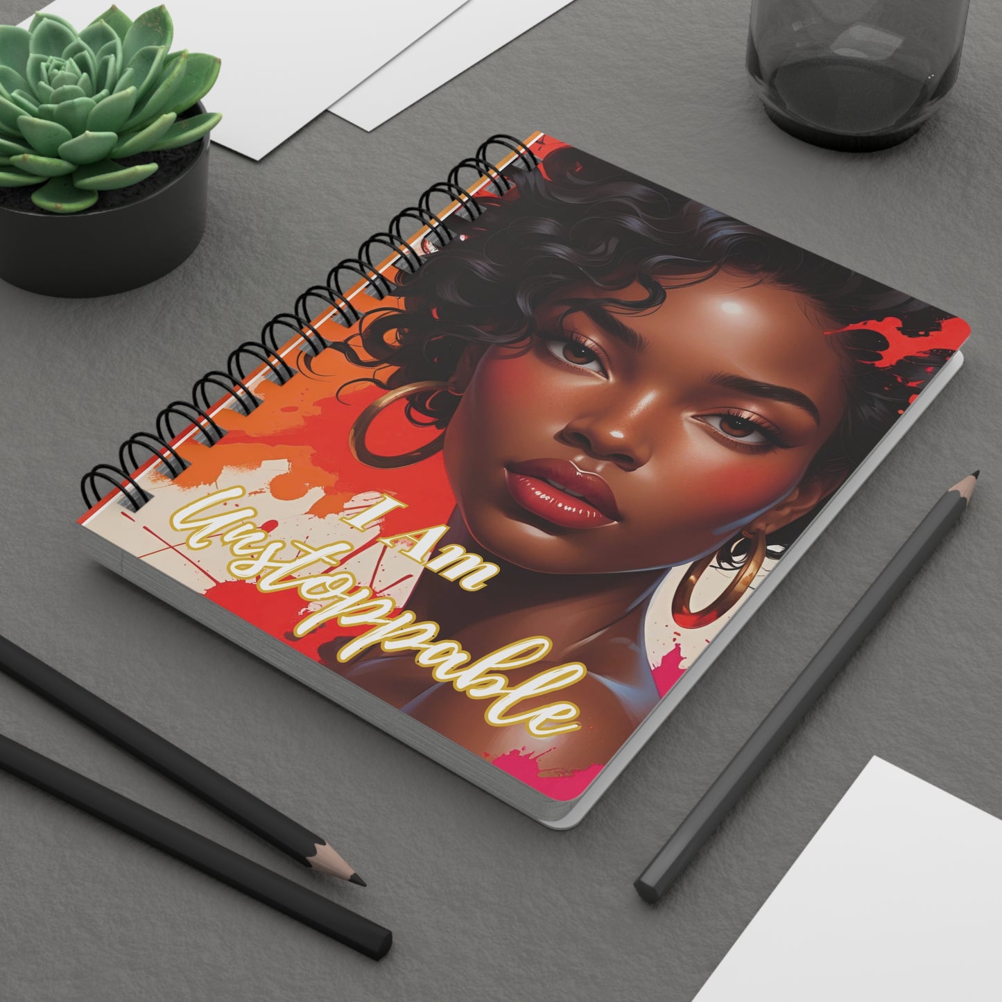 I Am Unstoppable Journal – Affirmation Journal for Women, Inspirational Notebook, Self-Care Writing Journal, Motivational Gift