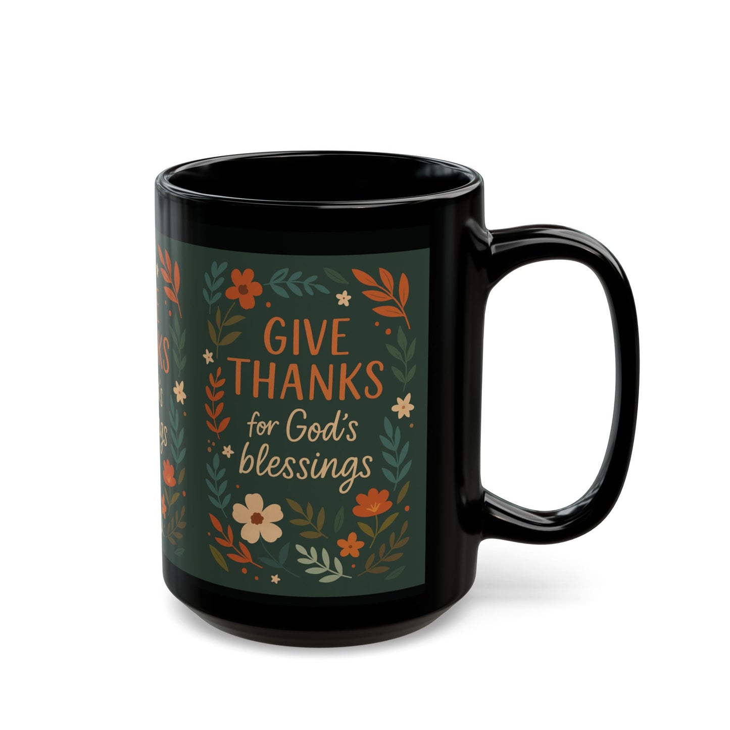 Thankful Blessings Mug -Inspirational Coffee Cup for Gratitude, Christian Gifts, Perfect for Thanksgiving, Friends, Family, and Everyday Use