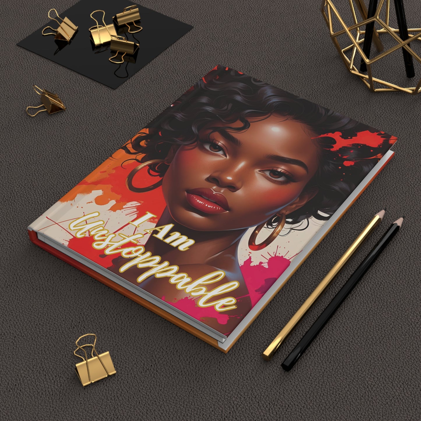 "I Am Unstoppable Journal – Affirmation Hardcover Journal for Women, Inspirational Notebook, Self-Care Writing Journal, Motivational Gift