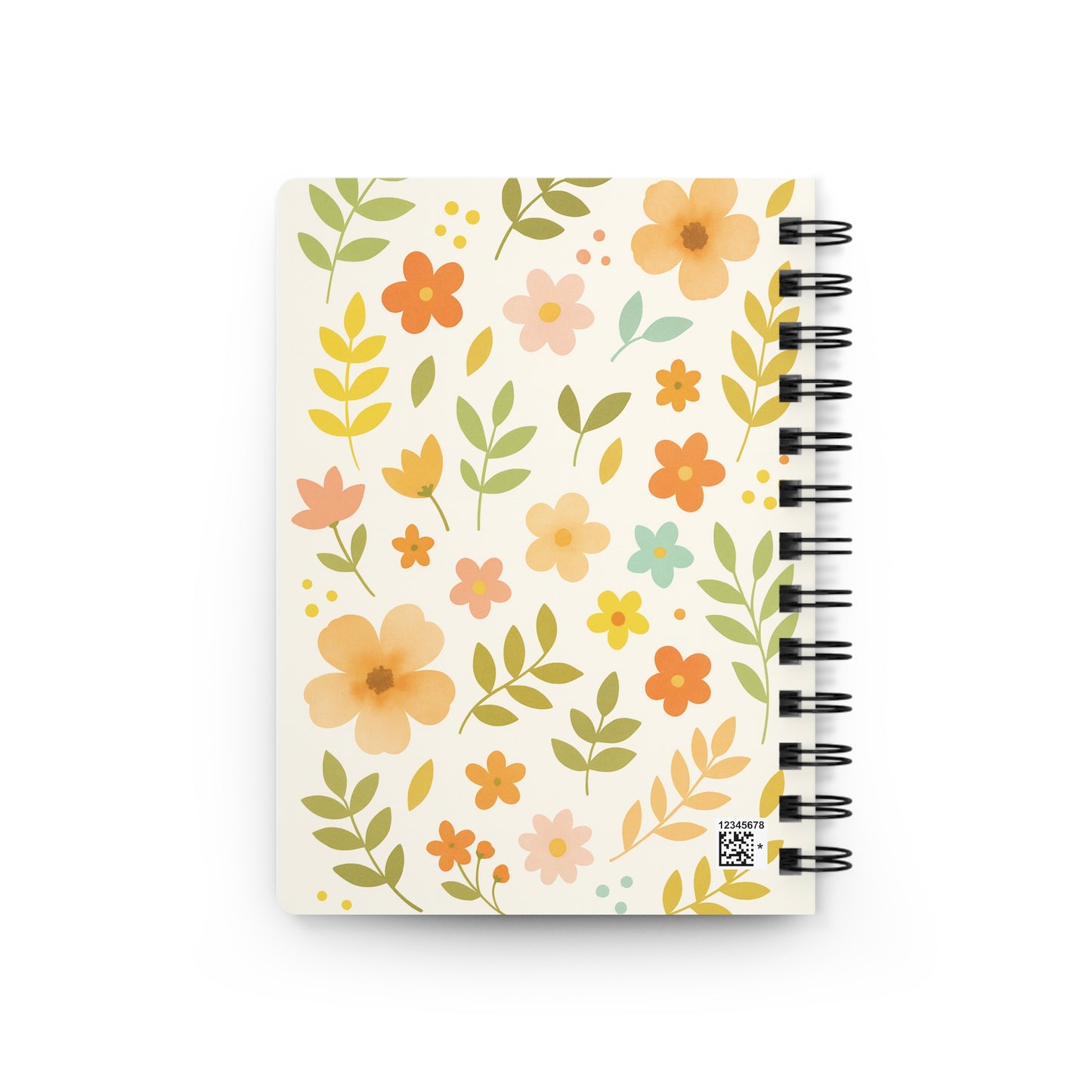 Floral Inspirational Journal - Every Day is a New Beginning, Gift for Writers, Planner, Self-Care, School, Eco-Friendly Notebook