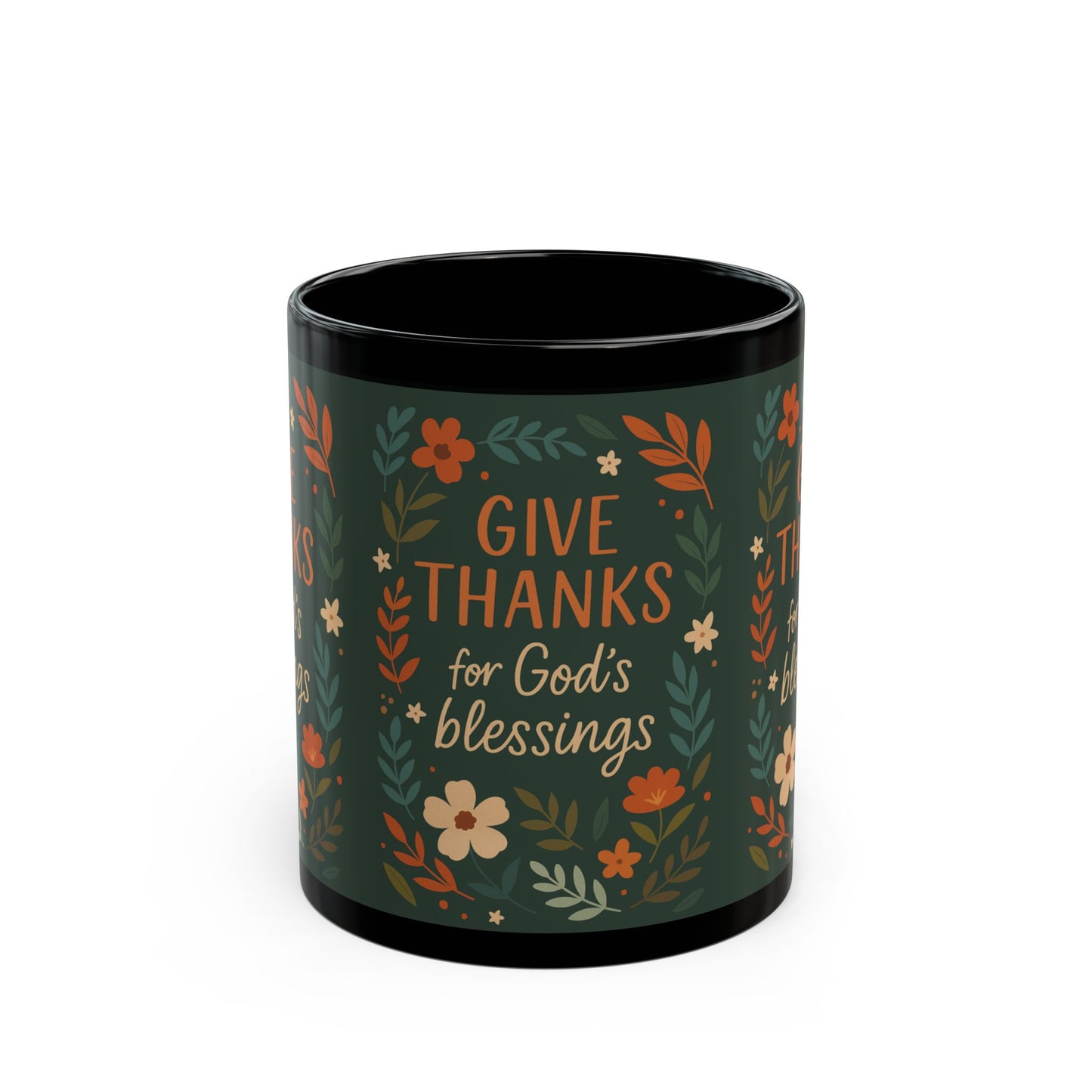Thankful Blessings Mug -Inspirational Coffee Cup for Gratitude, Christian Gifts, Perfect for Thanksgiving, Friends, Family, and Everyday Use