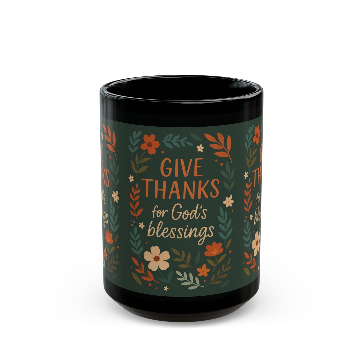 Thankful Blessings Mug -Inspirational Coffee Cup for Gratitude, Christian Gifts, Perfect for Thanksgiving, Friends, Family, and Everyday Use