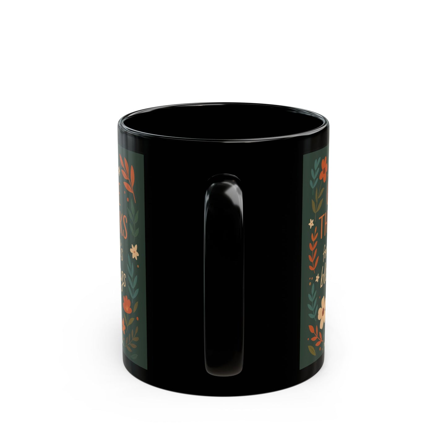 Thankful Blessings Mug -Inspirational Coffee Cup for Gratitude, Christian Gifts, Perfect for Thanksgiving, Friends, Family, and Everyday Use