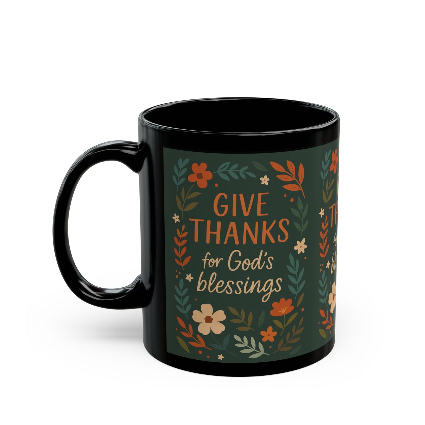 Thankful Blessings Mug -Inspirational Coffee Cup for Gratitude, Christian Gifts, Perfect for Thanksgiving, Friends, Family, and Everyday Use
