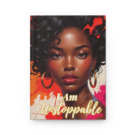 "I Am Unstoppable Journal – Affirmation Hardcover Journal for Women, Inspirational Notebook, Self-Care Writing Journal, Motivational Gift
