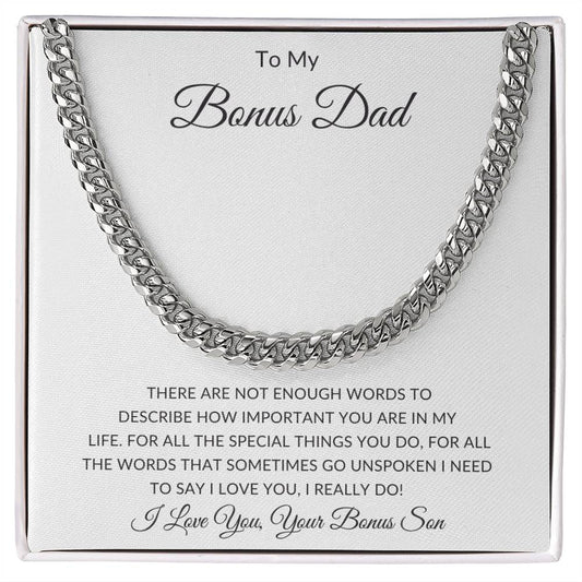 To My Bonus Dad For All The Things You Do I Love You