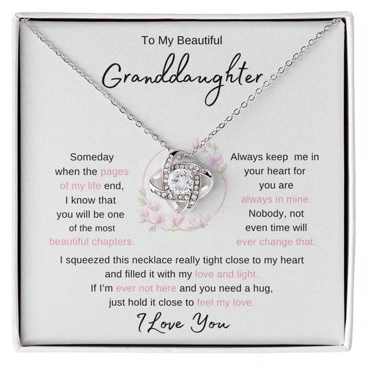 To My Beautiful Granddaughter Always Keep Me In Your Heart