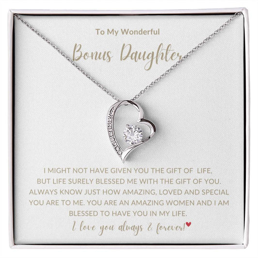 To My Bonus Daughter Blessed To Have You In My Life